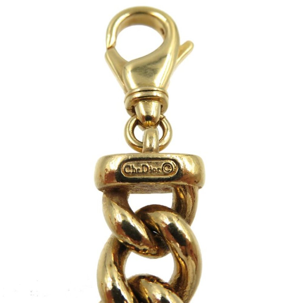 Christian Dior Vintage Chain GP Gold Choker Necklace 0094 - Picture 4 of 4